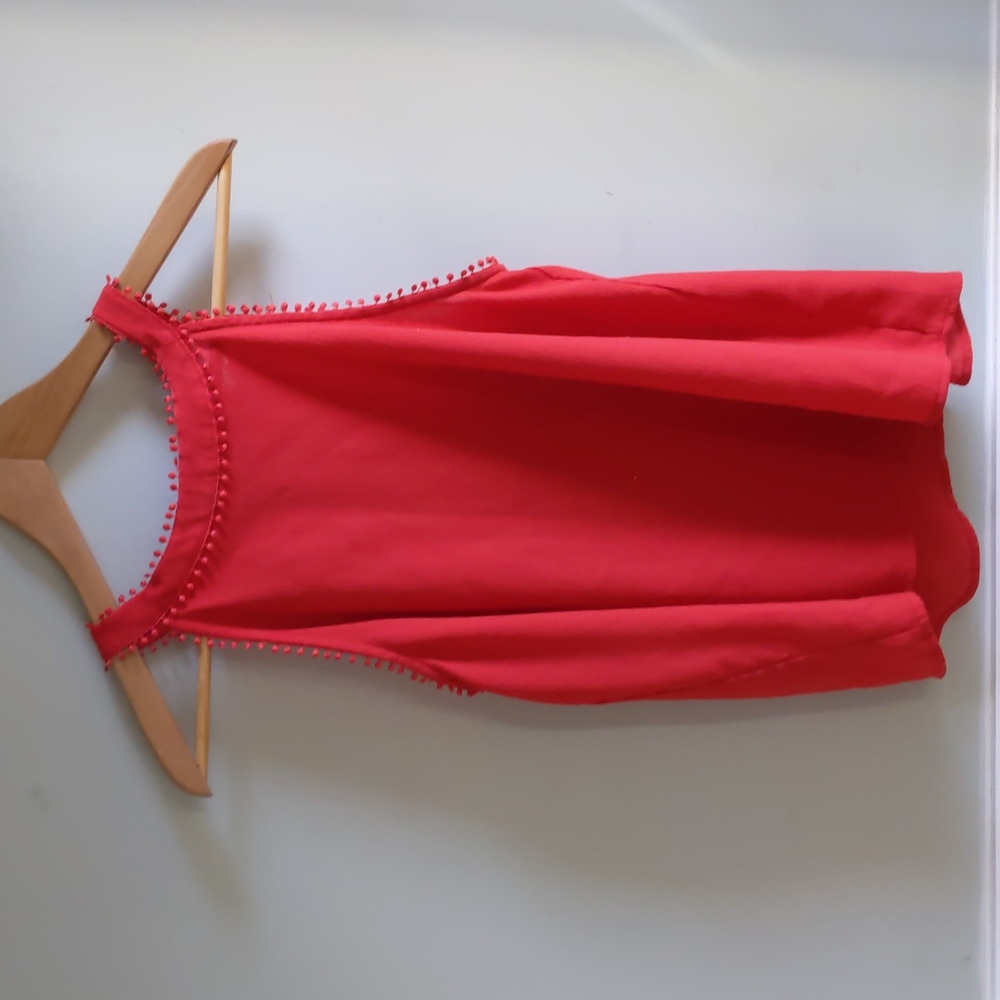 Francesca's Shell Top with lace trim detail- Large